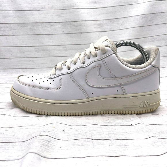 Nike Mens Air Force 1 AF1 315122-111 White on White Athletic Sneaker Size US 8 main image 12